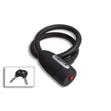 Lynx Kabelslot 60cm - gehard staal, auto-click, inclusief 2 sleutels