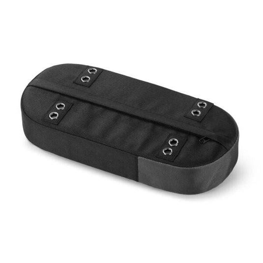 bagagedragerkussen Recycled 38 cm zwart grijs
