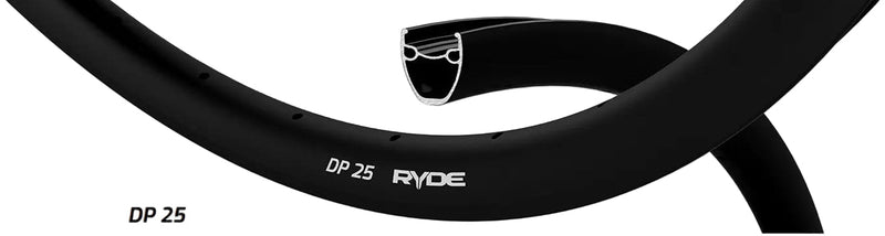 Load image into Gallery viewer, Ryde b.v. velg 28' - 14 dp25 28'-622 zwart disc 32 gaats
