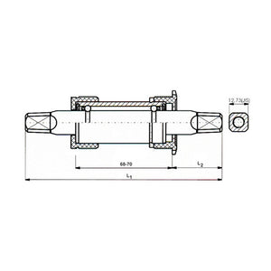 Messingschlager neco trapas alu. bsa 110.5 mm.