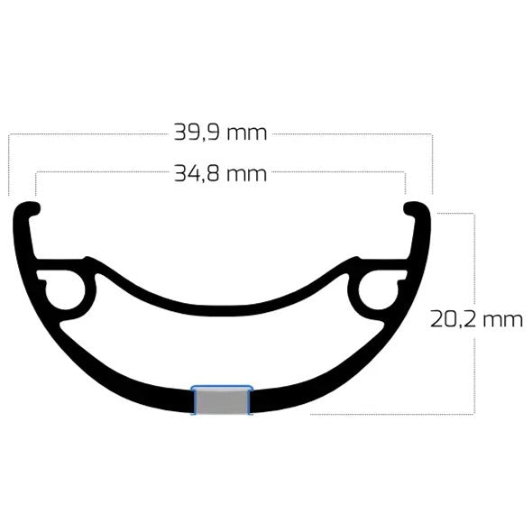 Load image into Gallery viewer, Ryde b.v. velg 28' - 14 622 rival35 disc zwart
