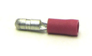 Bofix kabelschoenstekker rond 4 mm. man rood