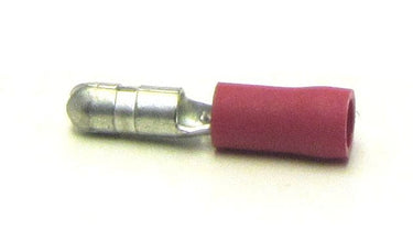 Bofix kabelschoenstekker rond 4 mm. man rood
