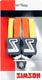 Rema tip top nederland b.v. simson 021347 snelbinder oranje-geel. extra kort 49 cm.. 3 binder. univ. plaat. v.a. 20 *