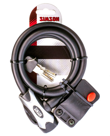 Simson Kabelslot Regular XL - 10x150cm - Zwart - Geen ART - Fiets