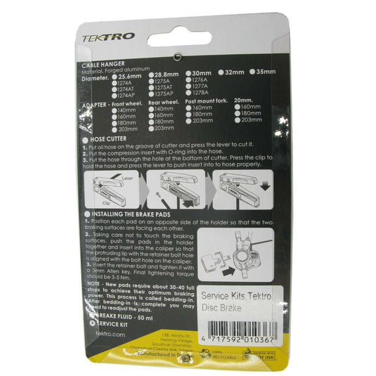 Tektro hydro vul ontluchtings-set