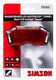 Simson batterij bagagedrager achterlicht tunnel 3 led auto
