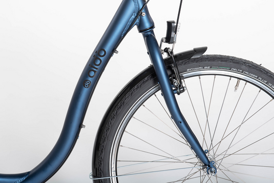 Kwadie aldo lage instap 28 3grn alu. comfort mystery blue mat - 46 cm.