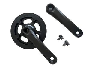 Hulzebos cycle parts b.v. lasco crankset 32t 155mm dubbele beschermrand zwart