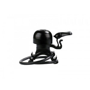 fietsbel Micro 23 mm koper zwart