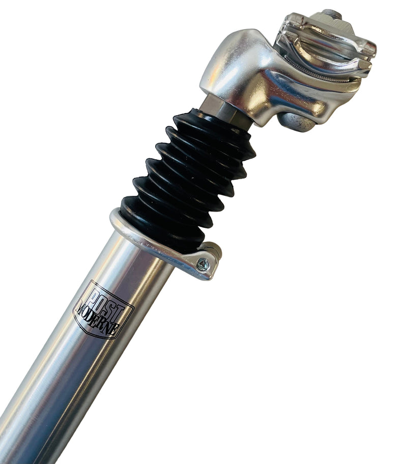 Load image into Gallery viewer, Zadelpen verend atb zilver 25.4 alu
