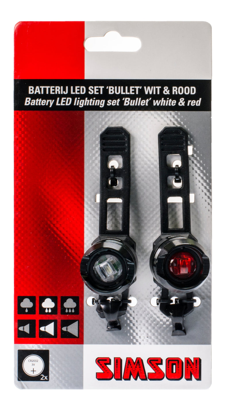 Load image into Gallery viewer, Verlichtingset Simson bullet 1 led
