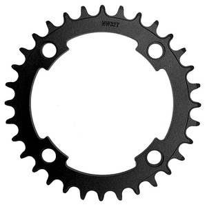Messingschlager samox e-bike kettingblad nw 34t bcd 104 mm. 1 2x3 32 en 11 128 aluminium zwart