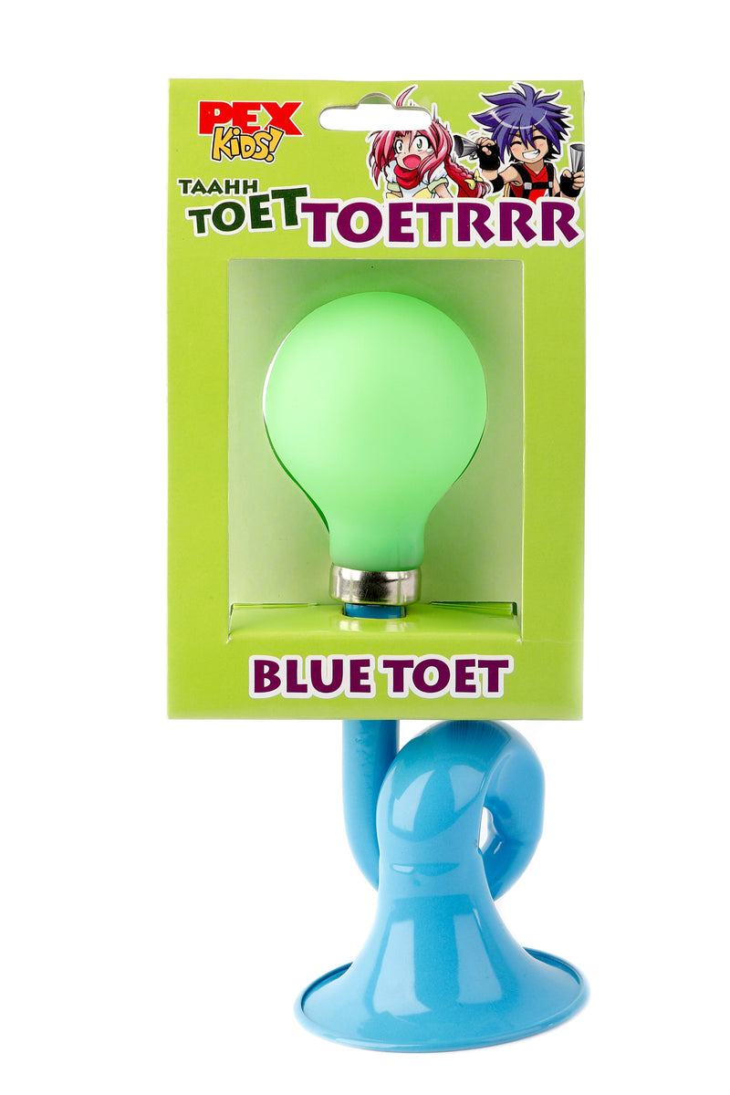 Afbeelding laden in galerijviewer, Buzaglo pexkids blue toet posthoorn staal groene bol
