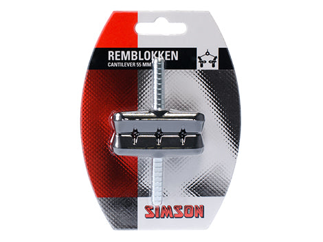 Load image into Gallery viewer, Simson remschoen Cantilever 55mm per set op kaart
