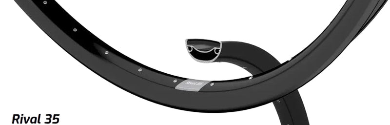 Load image into Gallery viewer, Ryde b.v. velg 28' - 14 622 rival35 disc zwart
