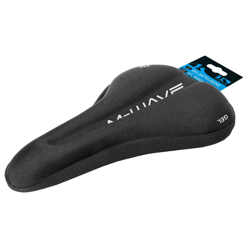 Load image into Gallery viewer, M-Wave Zadelhoes anatomische gel zwart
