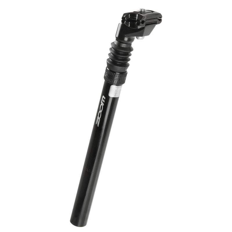 Load image into Gallery viewer, Messingschlager zoom zadelpen atb 25.4 alu. zwart verend 350 mm.
