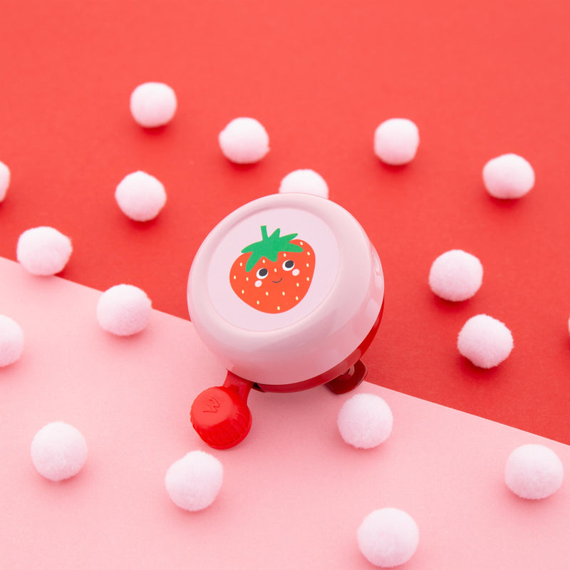 Afbeelding laden in galerijviewer, Widek b.v. widek kinderbel explorer happy strawberry rood roze op kaart
