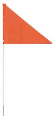 Buzaglo icetoolz 51g0 vlag oranje met fiberglas stang 150 cm.