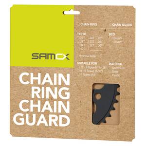 Messingschlager samox e-bike kettingblad nw 36t bcd 104 mm. 1 2x3 32 en 11 128 staal zwart