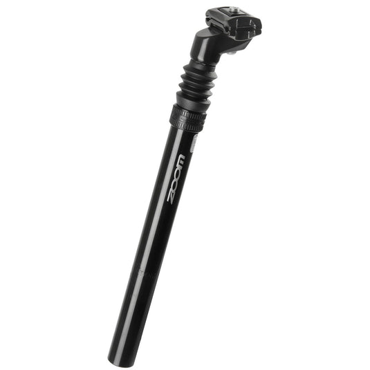 Messingschlager zoom zadelpen atb 25.4 alu. zwart verend 350 mm.