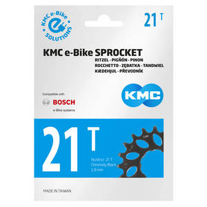 KMC tandwiel Bosch Gen 2 super narrow 21T vóór zwart