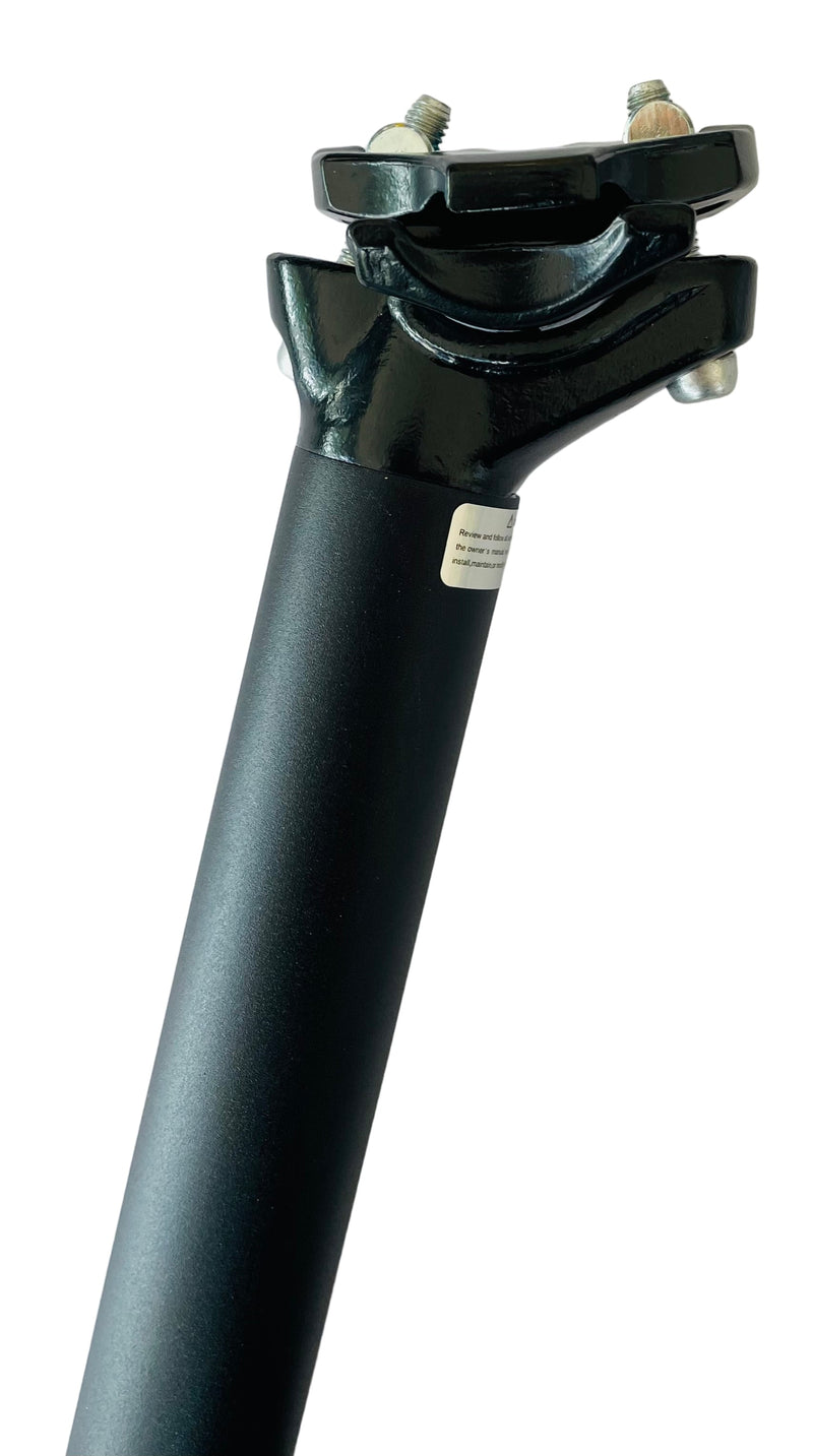Load image into Gallery viewer, Hulzebos cycle parts b.v. zoom zadelpen 27.2 vast atb 2-bouten 350 mm. zwart
