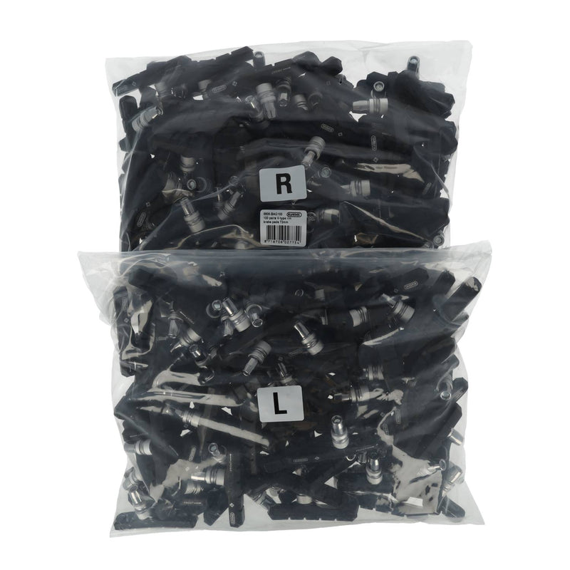 Load image into Gallery viewer, Elvedes cable systems bv remblokken elvedes v-brake 72mm | assymmetrisch | oem | p100
