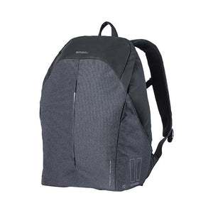 Basil B-Safe Backpack Nordlicht - fietsrugzak 18L, unisex, graniet zwart