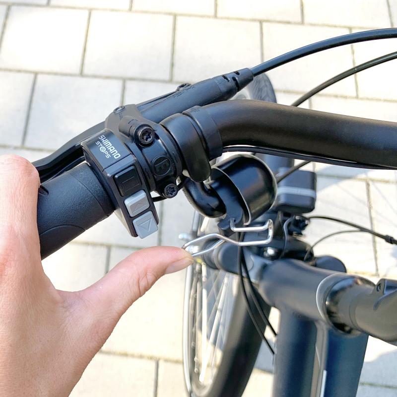 Load image into Gallery viewer, Widek e-bike bel zwart op kaart
