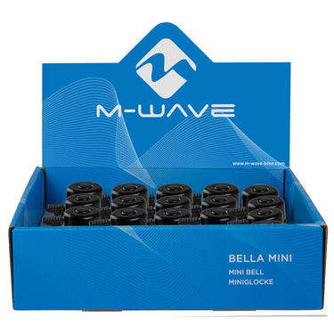 Messingschlager m-wave fietsbel bella design mini zwart display (20)
