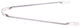 Hulzebos cycle parts b.v. white label spatbordstang 28 rvs (groot gat)