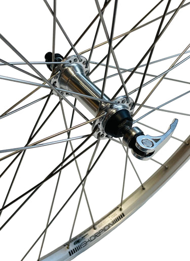 Rodi voorwiel 28 - 622x19 skorpion alu. zilver fm21 qr sp. 14 rvs