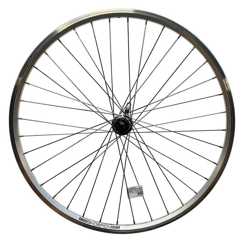 Afbeelding laden in galerijviewer, Rodi achterwiel 26 - 559x19 skorpion alu. zilver fm32 qr cassette 8 9 - sp.14 rvs
