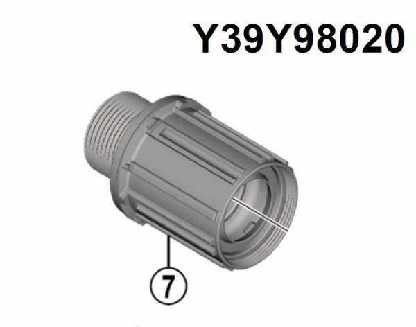 Load image into Gallery viewer, Shimano benelux b.v. shimano y39y98020 cassettebody 8 9 10 spd. fh-m6010 deore
