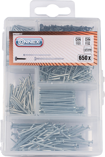 Load image into Gallery viewer, Connex assortiment nagels-stiften 650-dlg - dp8500117
