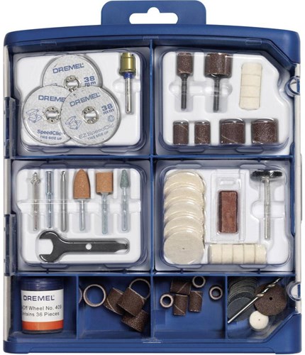 Afbeelding laden in galerijviewer, Dremel grs 723 accessoireset 100dlg
