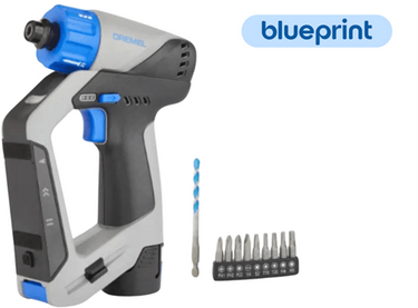 Dremel blueprint 3 in 1 accuboormachine - lijnlaser en detectie functie - inclusief 12v 2.0 ah accu en lader