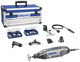 Dremel multitool 4250js | model 4250-6 128 platinum editie | incl. 128 accessoires + ez speedclic + detailhandgreep + lijn-en cirkelfrees - f0134250js