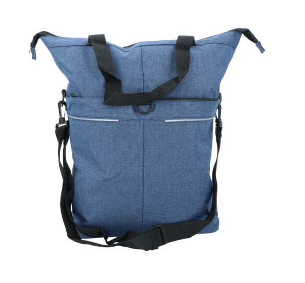 Load image into Gallery viewer, Dresco enkele fietstas en shopper 18 liter blauw
