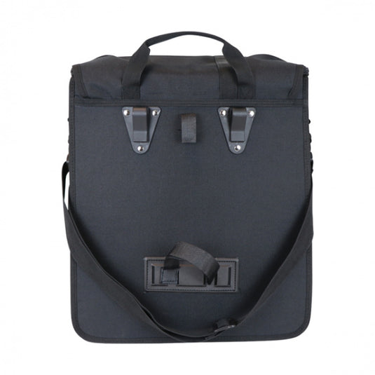 Dresco pakaftas schoudertas 20 liter nylon zwart