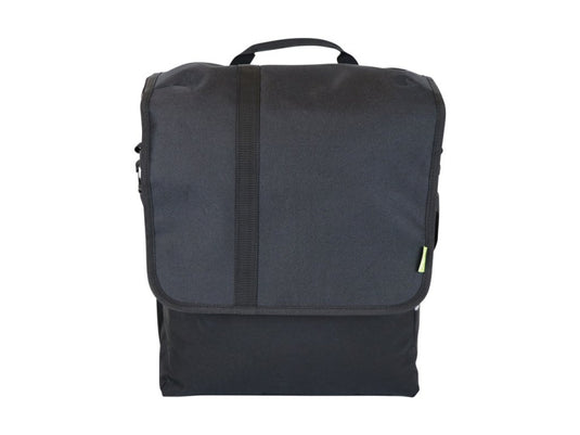 Dresco pakaftas schoudertas 20 liter nylon zwart