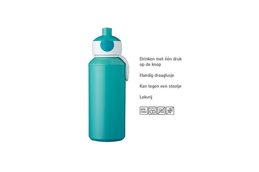 Mepal drinkfles pop-up dino 400ml