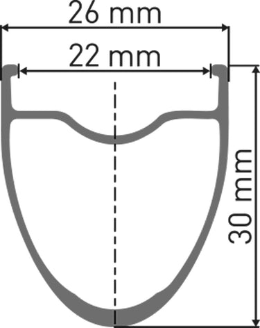 Dt swiss e 1800 spline® db 28 30mm front wheel