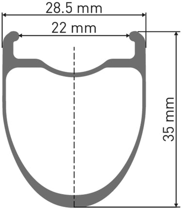 Dt swiss erc 1400 dicut wts db 28 cl 35mm front wheel