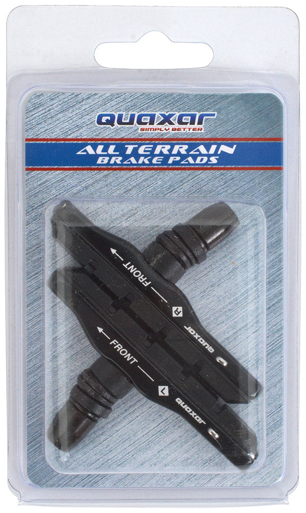Load image into Gallery viewer, Quaxar 72mm cartridge brake shoes for shimano black
