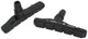 Quaxar 72mm cartridge brake shoes for shimano black