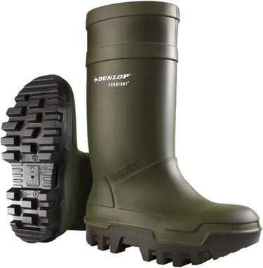Dunlop c662933 thermo + purofort s5 full safety groen - maat 46 (uk11) - 15.032.047.11