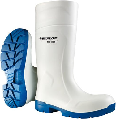 Dunlop ca61131 purofort foodpro multigrip s4 wit blauw - maat 45 - 15.036.68.45